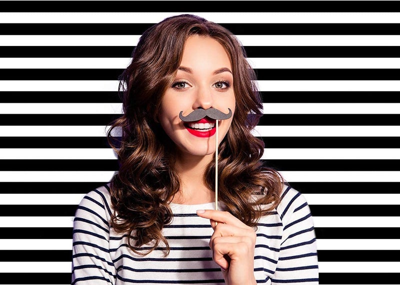 WOLADA Black and White Stripe Photo Backdrop Graduation Season Photo Backdrop 7x5FT 11090 - Image 4